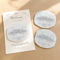 Custom Wedding Venue Sketch Acrylic Magnet, Personalized Save the Date Favor, Hand Drawn Style Venue Illustration Keepsake