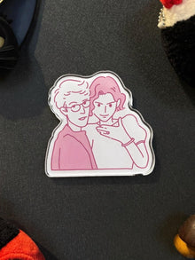 5mm Four-panel Comic Style Hand-drawn Magnet