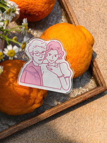 5mm Cartoon Character Hand-drawn Style Acrylic Wedding Magnet