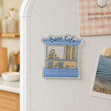 5mm Hand-draw Custom Storefront Acrylic Fridge Magnet