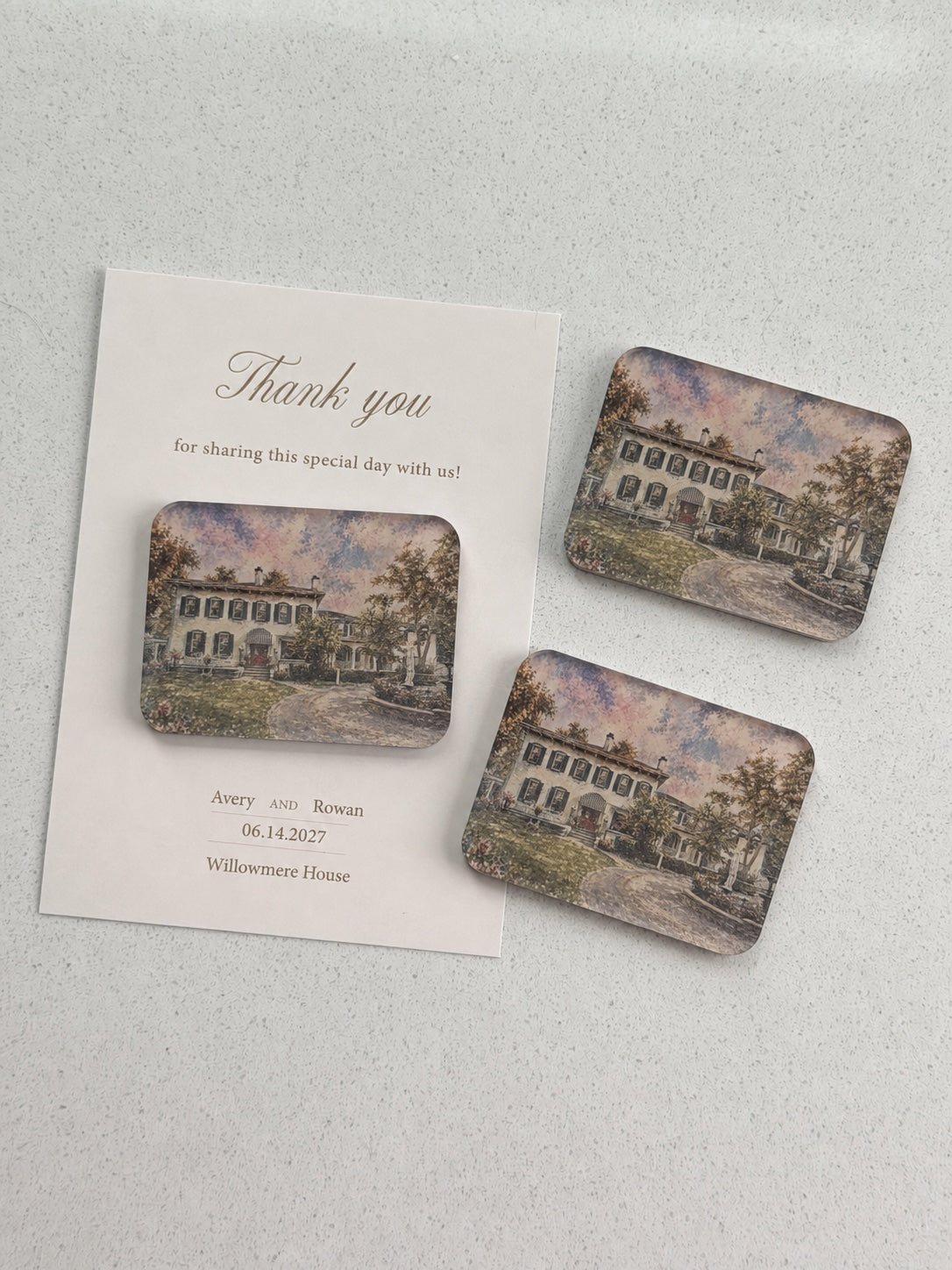 Personalized acrylic fridge magnet
